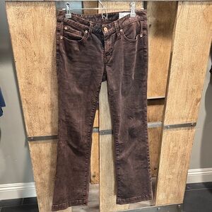 GAP Long and Lean Brown Jeans